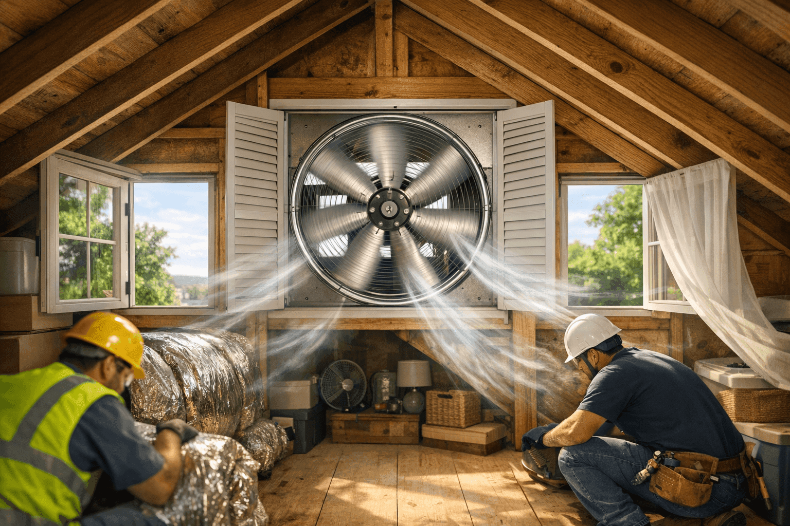 How Whole-House Fans Can Help Lower Indoor Temperatures Quickly