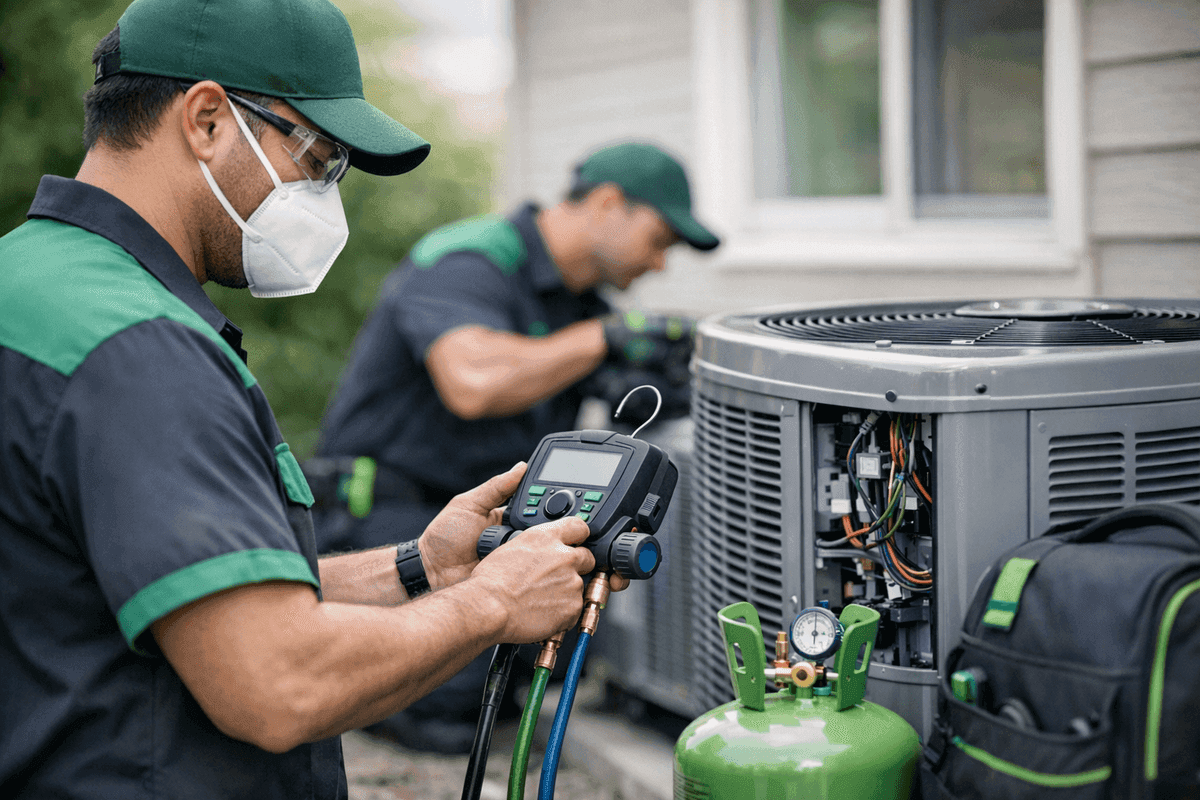 AC Maintenance service by Brama Cooling